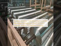 Cewka aluminiowa ze stopu aluminium 1100 do wieczek do pakowania napojów (0,25 mm | Szerokość niestandardowa | Powłoka anodowana)