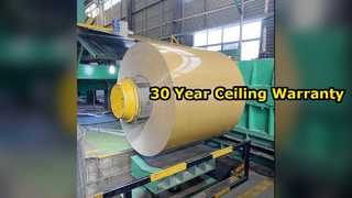 Trwałe aluminiowe płyty sufitowe z 30-letnią gwarancją