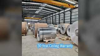 Trwałe aluminiowe płyty sufitowe z 30-letnią gwarancją