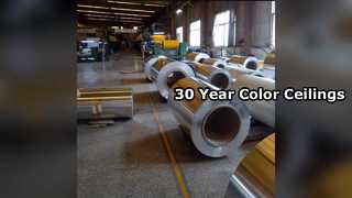 30-letnie kolorowe aluminiowe panele sufitowe