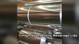 8011 Pokrywy do napojów mlecznych z folii aluminiowej zapewniają świeżość