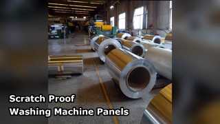 Trwałe panele aluminiowe do pralek