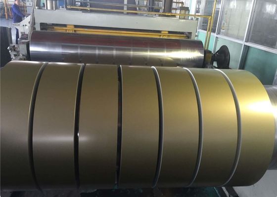 Stop 3003 Aluminium Strip Silver Color Coated Aluminium Coil 1,00mm Grubość 30mm Szerokość Używana do tworzenia listów kanałowych