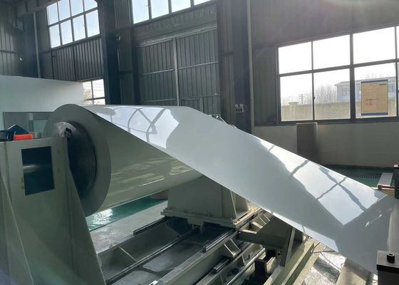 Aluminiowa cewka pokryta białym powłokiem Aluminiowa cewka zapasowa Malowana cewka aluminiowa do produkcji Samochód