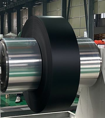 Stop aluminium 3003 H24 Kolor czarny Cewka aluminiowa Wstępnie powlekana taśma aluminiowa Cewka Szerokość 300 mm Grubość 1,00 mm