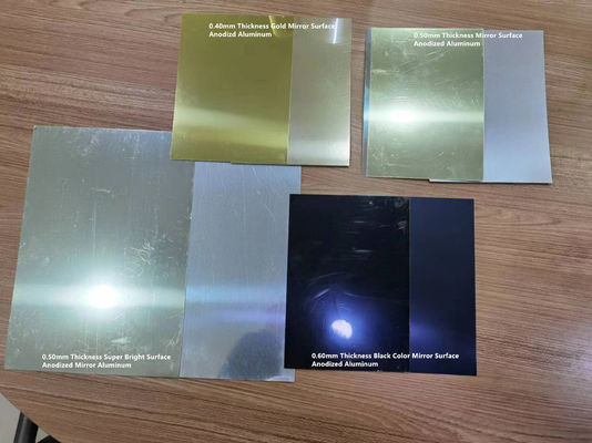 Odblaskowy stop aluminium o grubości 0,50 mm 1085 Lustro anodowana blacha aluminiowa używana do produkcji znaków reklamowych i wystawowych