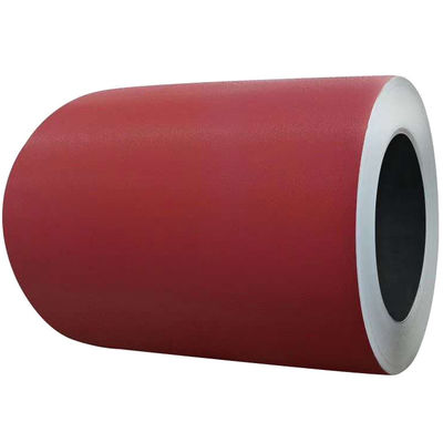 Czerwone powlekane cewki aluminiowe Przedmalowane arkusze/płyty/panele aluminiowe do ściany zasłonowej