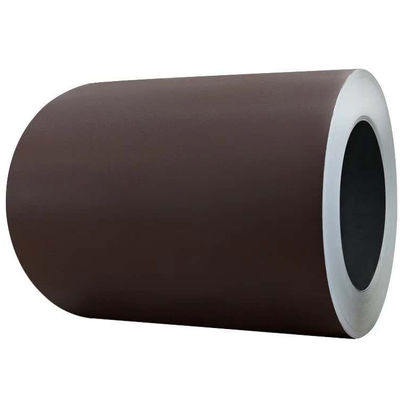 Brązowo powlekany aluminiowy spiral Prepainted Aluminium Sheet/Plate/Panel For Curtain Wall