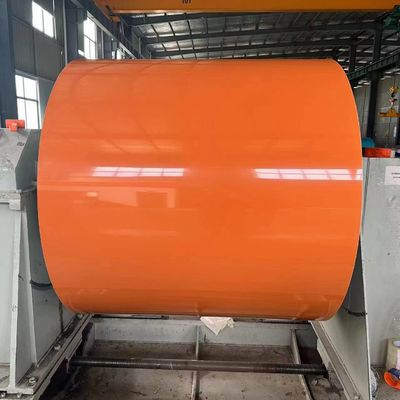 Odrobina aluminiowa powlekana pomarańczowym kolorem do produkcji Dach i ściana fasady