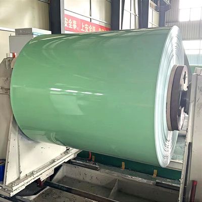 Zielony 2,0 mm Prepainted Kolorowe powlekane aluminiowe cewki dla paneli komory pociągu
