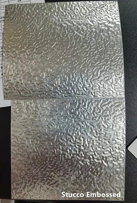 Wzór zmarszczek wstępnie pokryty arkusz aluminiowy Grubość cewki aluminiowej 0,50 mm grubość