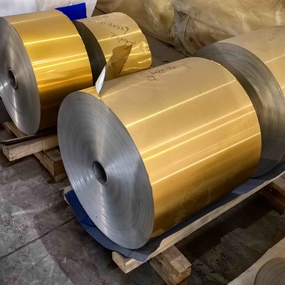 8011 O 0,1 mm Trwałe boczne malowane folie aluminiowe do produkcji tacy do pieczenia