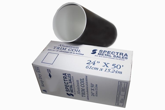Biała / Czarna Blacha aluminiowa powlekana kolorem Ral 9016 w kręgu 3105 H24 do produkcji rynien lub rur spustowych