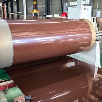 Brązowy kanał literowy Aluminiowa cewka.050 grubość miernika do sygnalizacji zewnętrznej