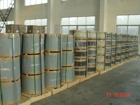 Wytrzymały, o grubości 1 mm stop 3105 H24 Wlewy z aluminium przedmalowane z powłoką farby PVDF do dachu