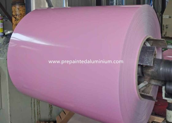 Kolor różowy 0,45 mm 1200 mm Wleśnia aluminiowa przedmalowana, stosowana do produkcji garnka